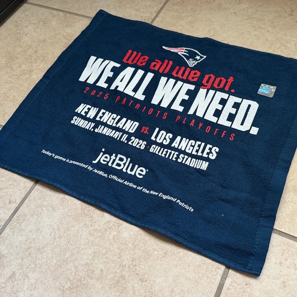 New England Patriots Navy Blue Towel